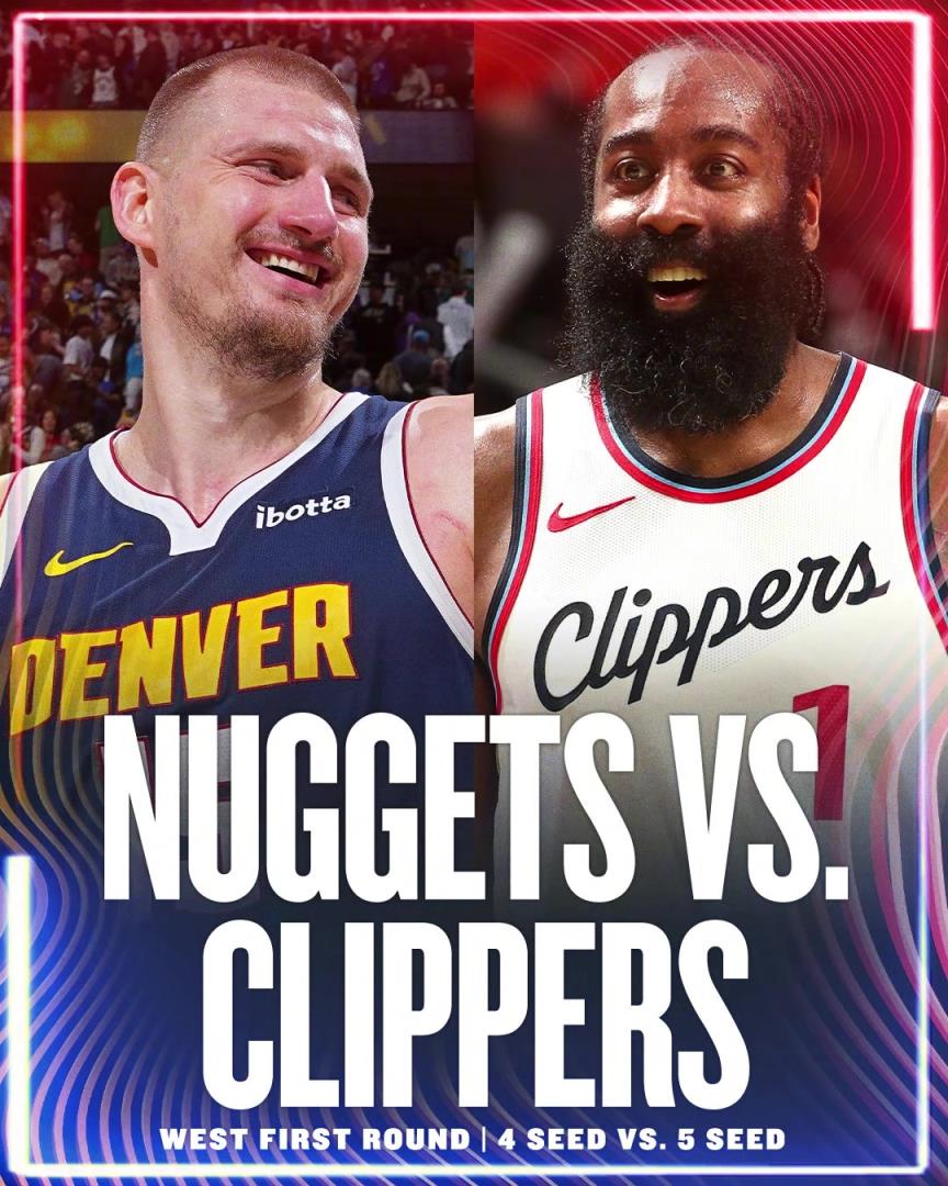 帶隊(duì)的神！哈登率快船鎖定西部第5，生涯從未缺席過季后賽！