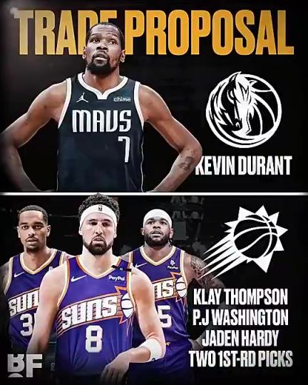 和歐文濃眉組三巨？美媒：獨(dú)行俠可用克萊+PJ+哈迪+倆首輪換KD-